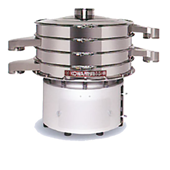 3次元運動による乾湿両用振動ふるい機 KFシリーズ